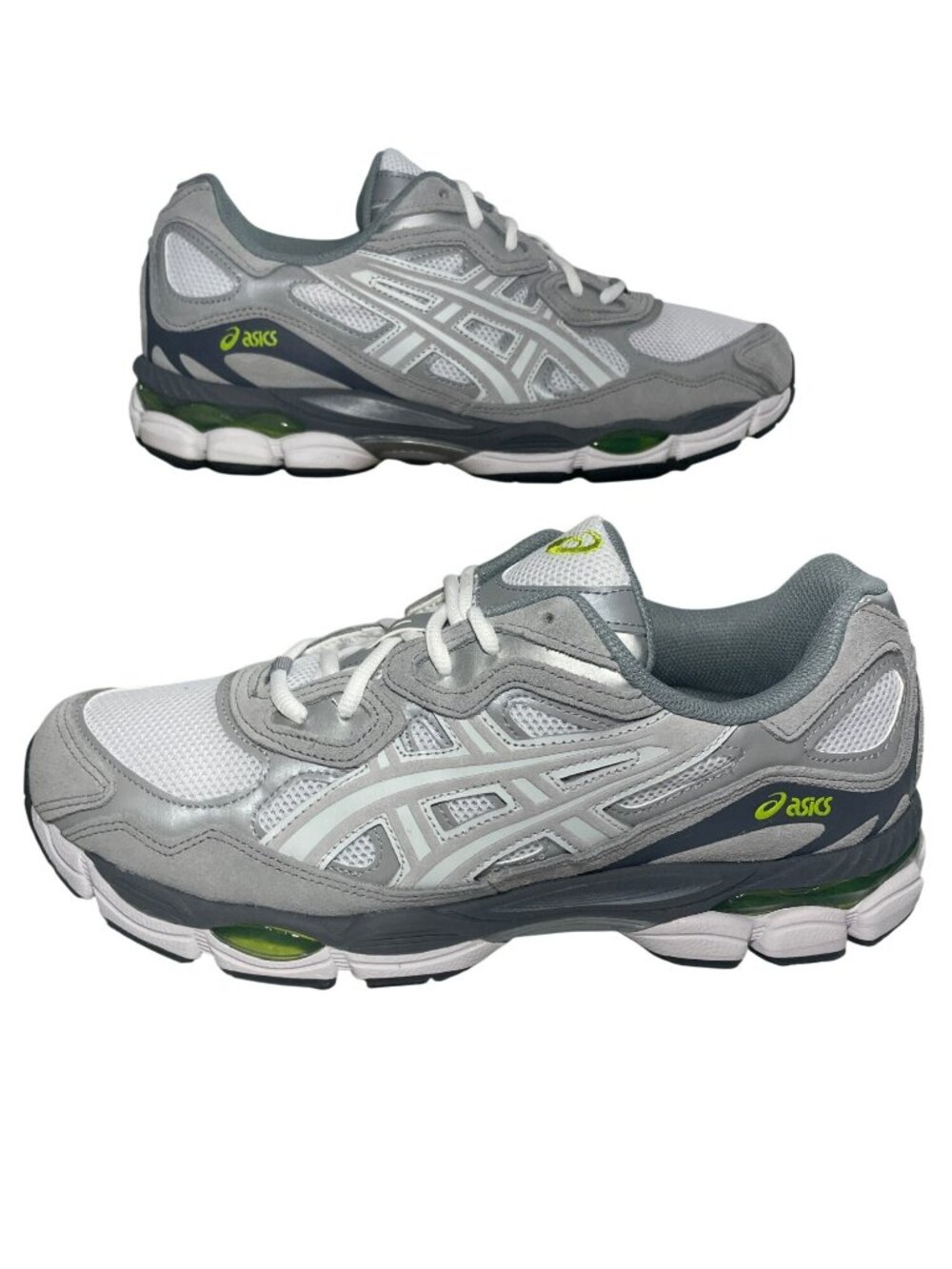Asics Gel-NYC Running Athletic Shoes White/Glacier Grey US 11 Men/12.5 Women NWB